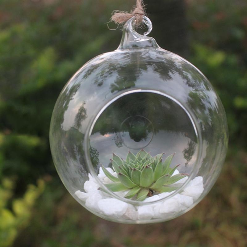 Hanging Tealight Holder Glass Globes Wedding Candle Holders Candlestick Vase Home Hotel Bar Decoration