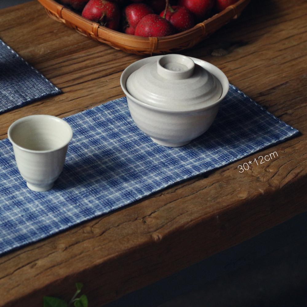 Handmade Vintage Coarse Cloth Tea Mat - Chinese Zen Style