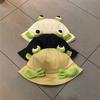 New Fashion Cute Big Eyes Frog Bucket Hats Outdoor Foldable Sun Fishing Cap Men Women Lady Summer Cotton Panama Fisherman Hats