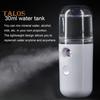Mini Travel Steamer Cordless USB Rechargeable 30ml Water Tank Handheld Clothes Steamer Portable Facial Hydrating Device for Travel Home