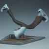 Rap Music Star Sculpture Hip Hop Sculptures Rap Music Star Sculpture Weird and Funny Sculptures of Rap Music Stars DJ Figure Sculpture (A)