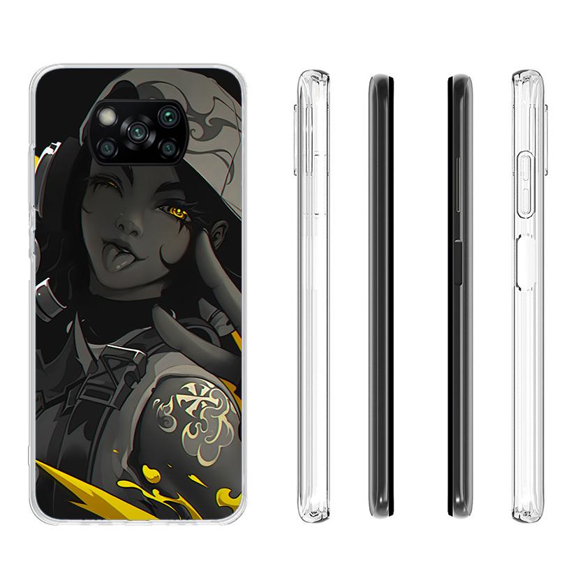Valorant Game Cool Phone Case For Xiaomi Poco X7 X6 X5 Pro F7 Ultra Redmi 15C 15 13C 13 12C 12 10 10A 10C 9 9A 9C 9T Cover Poco