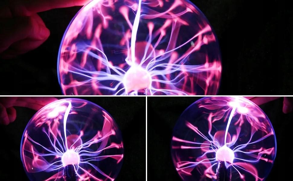 Magic Ball Plasma Lamp Glass Educational Lamp Gift Up To
