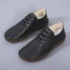 Scarpe Basse da Donna Casual Cucite Oxford Stringate in Pelle Suola Morbida Comode Mocassini Loafer Taglia Grande 43