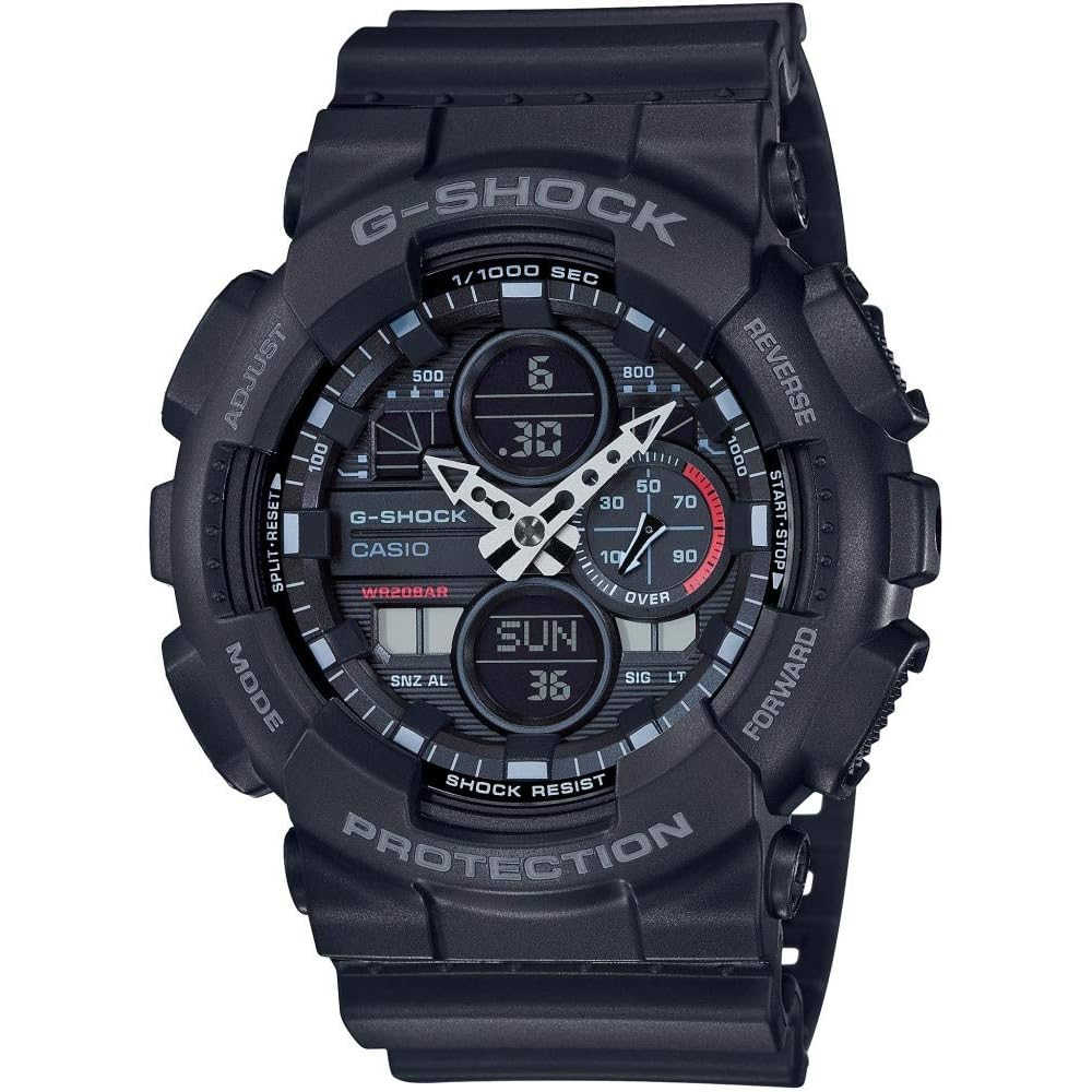 Casio G-Shock GA-140 Series Men s Watch Black Analog Digital Waterproof