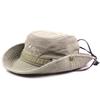 Men's Large Brim Summer UV Protection Bucket Hat for Outdoor and Fishing