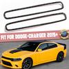 2015-22 Door A/c Air Outlet Vent Panel Cover Trim Carbon Fiber For Dodge Charger