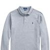 Polo Ralph Lauren Solid Color Pony Logo Embroidered Long Sleeve Polo Shirt Men tops Gray MNPOKNI16820343-020