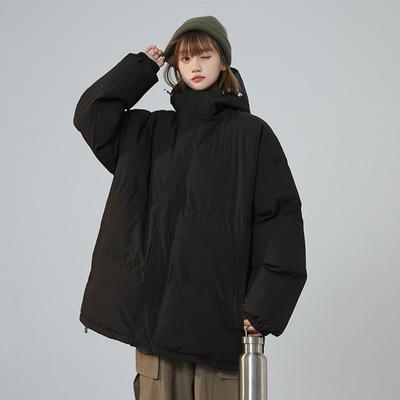 Women's Winter Jackets Vintage Hooded Pockets Cotton Padded Coats Fashion Warm Thick Black Parkas Female Outerwear Casual Tops