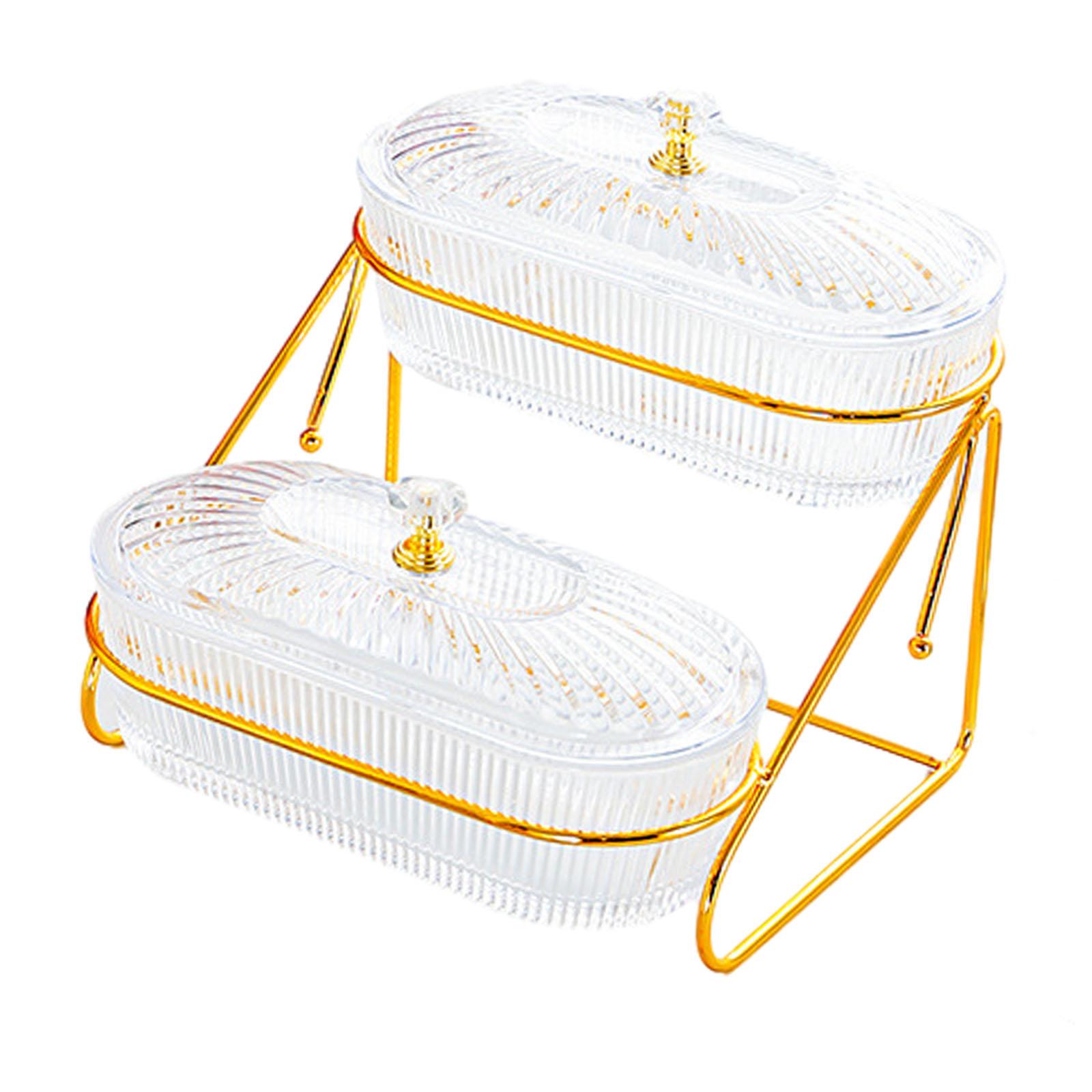 

Dried Fruits Tray Platter Home Decorative with Rack Fruit Bowls Serving Tray for Nuts Candies Appetizer Dried Fruits Banquet чистий