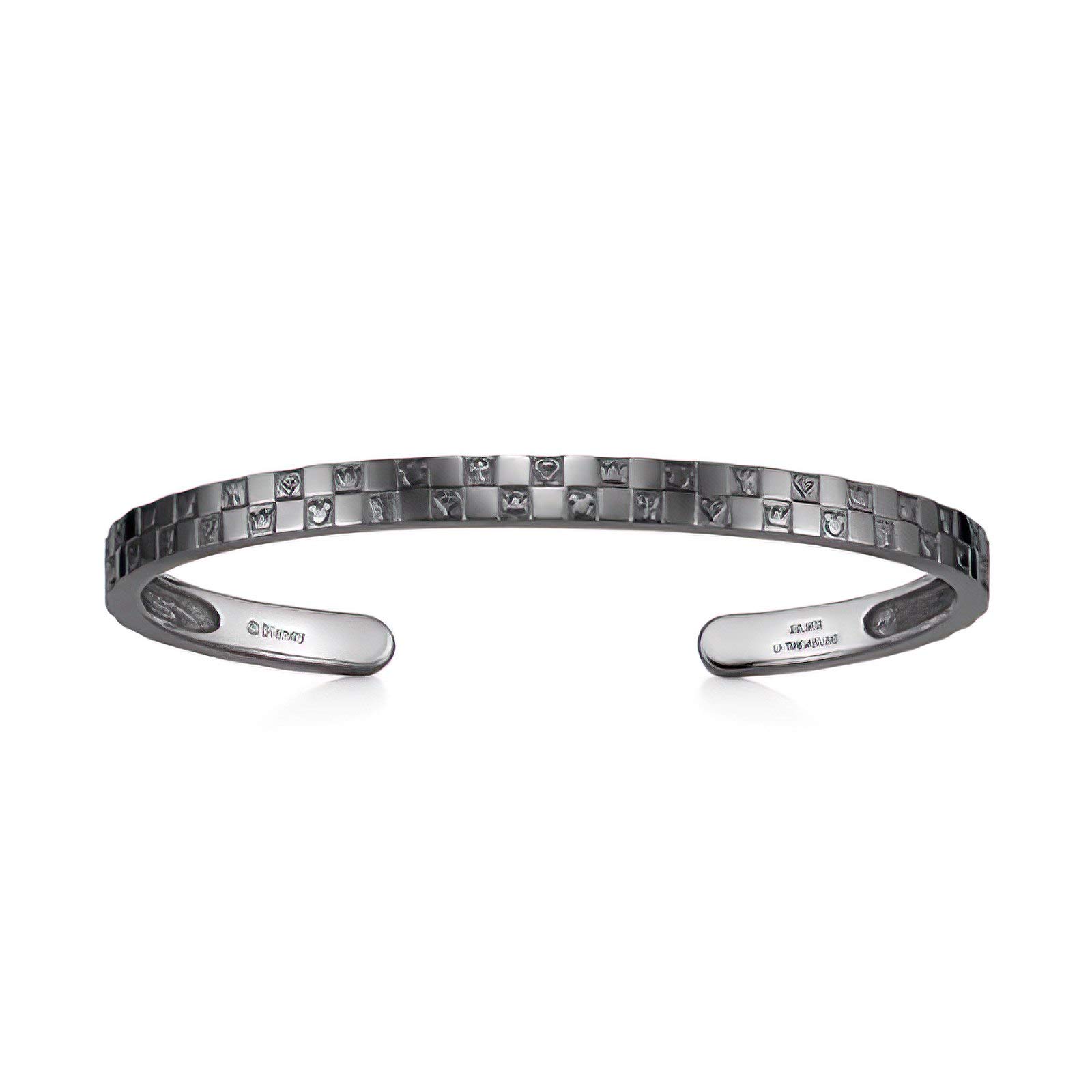 

Kingdom Hearts Goods Bangle Silver Accessories Jewelry Present [U-Treasure] Bangle/Monogram Double / (Black Coating) BaDKH-701