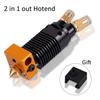 2 In 1 Out Dual Color J-Head Metal Hotend With PTFE Tube Print Head Kit for CR10 CR10S Ender 3 Series Extruder 3D Printer Parts