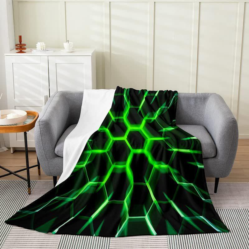 

3D hot molten rock digital-printed polyester Bedroom velvet flannel cover blanket Fleece soft sofa cover blankets for beds 75x90cm