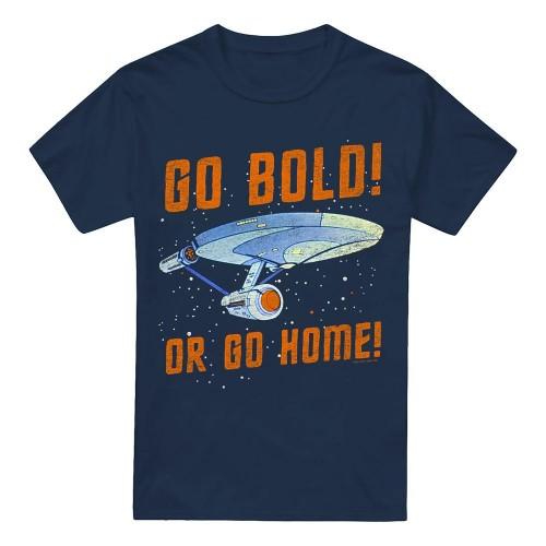 Star Trek Mens Go Bold T-Shirt