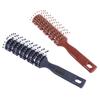 Salon Household Professional Rib Comb of Men’s Pomade Hair Styling Massage Curling Hairbrush for Inner Buckle Modeling