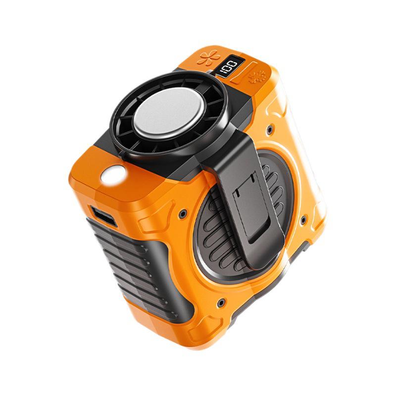 Portable Outdoor Waist & Neck Hanging Cooling Fan with Long Battery Life for Summer Heat Relief
