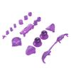 Komplette Tasten Mod Kits Trigger Komplettes Trigger Modul Set für XBOX Series X für XBOX Series S ControllerTransparent Lila