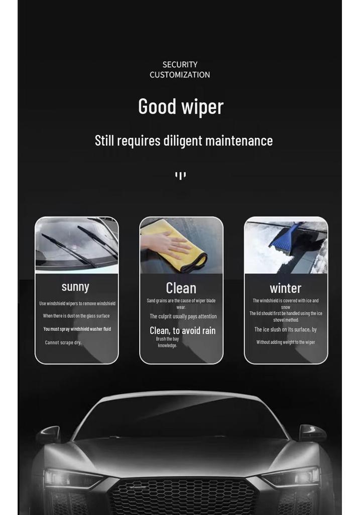 Haval M6 Silent Frameless Wiper Blade for 2017-2021 Models