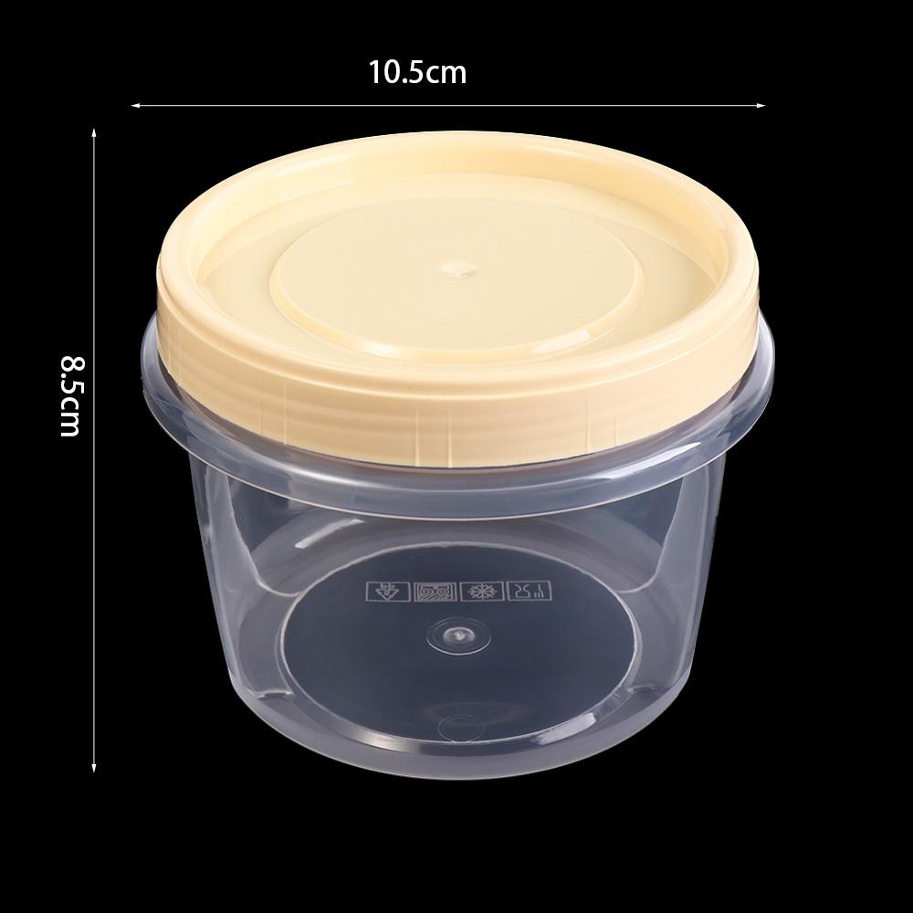 500ml Grains Storage Jar with Lids Food Storage Containers Round Food Fresh Keeping Box Cereal