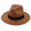 Shanghai Fedora Hat Tie-Dye Top Hat Jazz Hat Men And Women Felt Hat Temperament Woolen Hat Trend