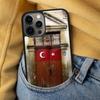Turkei Turkey Ataturk Flag Banner Soft Phone Case for iPhone 17 Air 16e Pro max 15 Pro 13 14 Plus 11 12 MagSafe Magnetic Coque