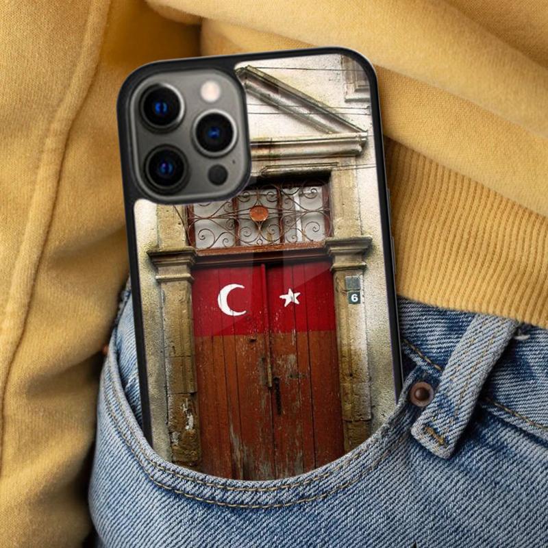 Turkei Turkey Ataturk Flag Banner Soft Phone Case for iPhone 17 Air 16e Pro max 15 Pro 13 14 Plus 11 12 MagSafe Magnetic Coque
