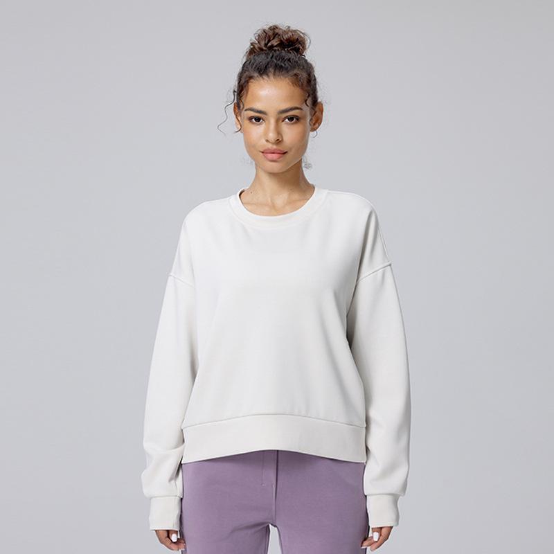 

Женский пуловер для йоги с длинным рукавом Softstreme - Повседневная толстовка на весну/осень 10/XL