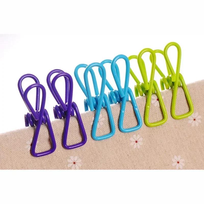 10pcs Stainless Steel Clothes Peg Towel Socks Clip Pants Clothes Underwear Clips Small Metal Clips for Hanger