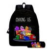 Among Us Two-Piece Backpack Space Werewolf Primary And Secondary School Students Cartoon Schoolbag Three-Piece Satchel Pencil Case