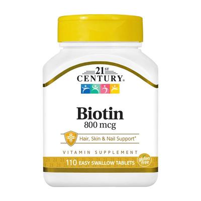Biotin 800 mcg, 110 leicht schluckbare Tabletten