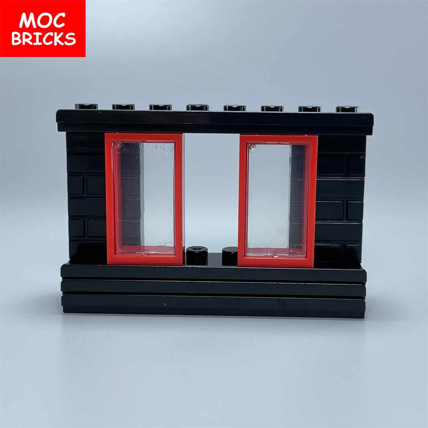 

Non-Toxic Set Moc Bricks Sliding Window 1X2X3 For Building Blocks Compatible 60593 60602 30586 Assembles Particles Children S Toys