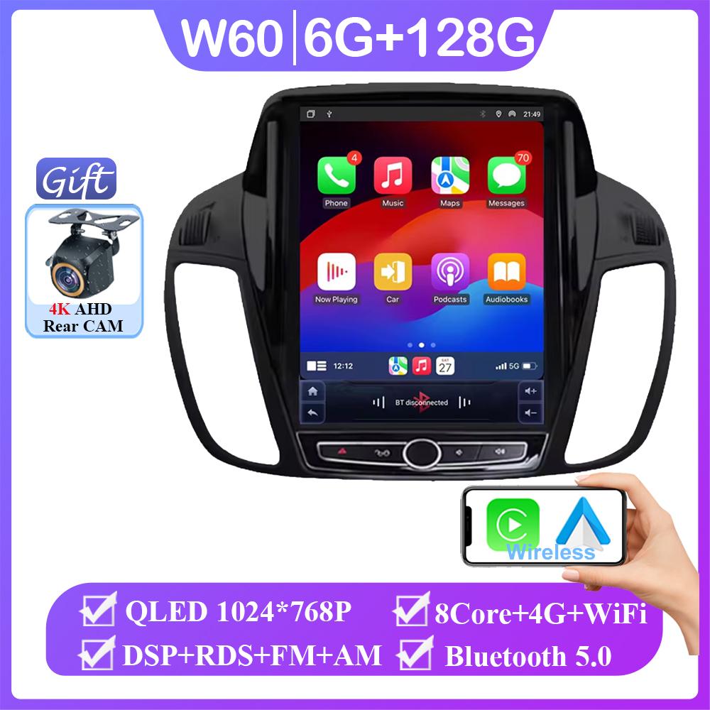 Android 14 For Ford KUGA C-max Escape 2013 - 2015 Style Tesla Navigation Car GPS Auto Radio Stereo Car Multimedia Player No 5G