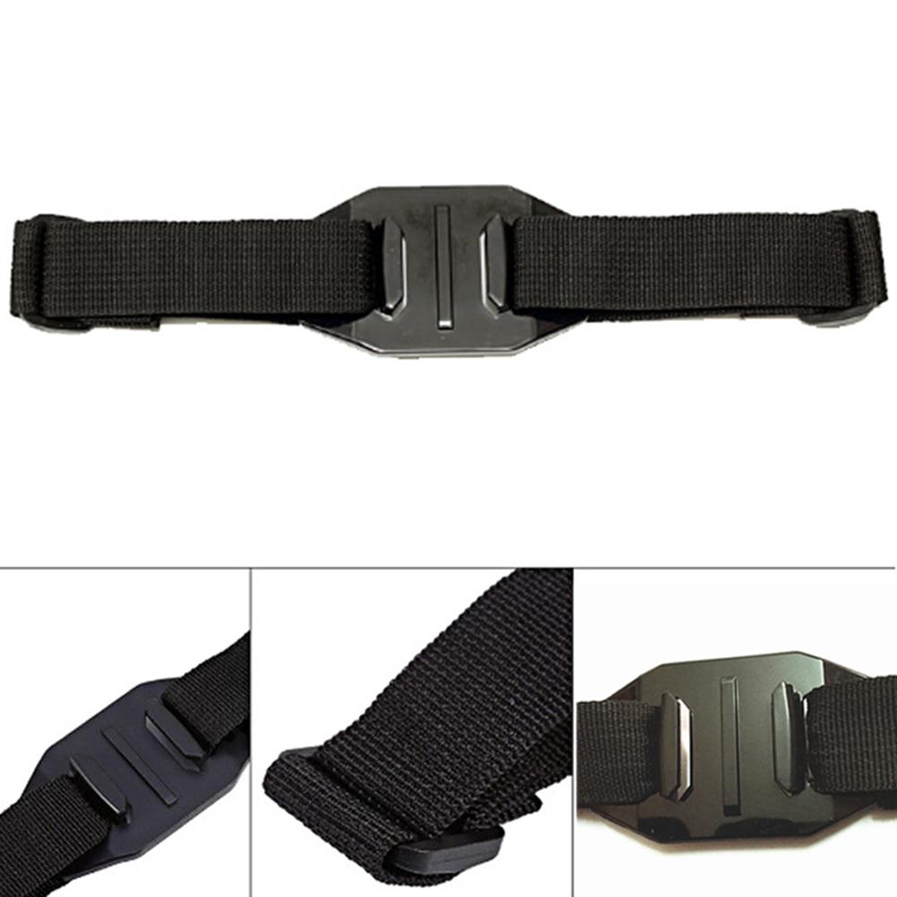 Bicycle Helmet Strap Mount Holder For GoPro Hero 13 12 11 10 9 8 Insta360 SJCAM SJ4000 AKASO DJI Osmo Action Camera Accessories