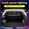 1 Set Ultra-Bright Car Trunk Led Car Interior Decorative Lamp Strip Sensor Tail Box Light Strip Automatic Atmosphere Light