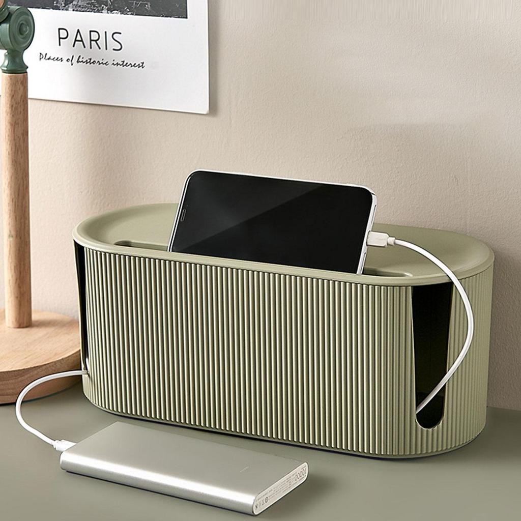 Plug Board Storage Box Cable Wire Organizer Case Socket Wireless WiFi Router Bracelet Desktop Data Line Plug Holder Shelf Box