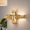 Elegante Harz Goldene Bienen Wandbehang Skulptur Dekoration für Zuhause Büro und Hochzeitsdekorationen Sammler Bienenliebhaber Geschenk