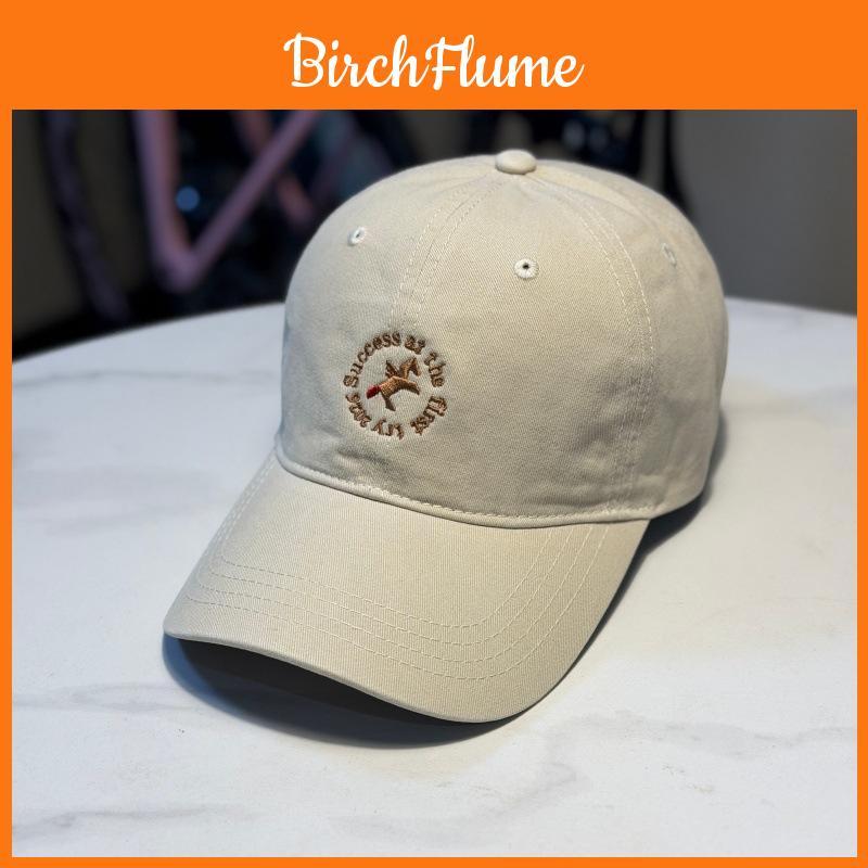 Cotton Embroidered Letter Baseball Cap For Casual Sports And Sun Protection