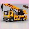 Alloy Inertia Crane Toy Model For Kids With Functional Doors And Rescue Scene Play