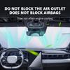 SEAMETAL 1.6M Car Instrument Panel Seal Strip Windshield Sealing Strip Soundproof Waterproof Rubber Strip Car-Styling Accessories