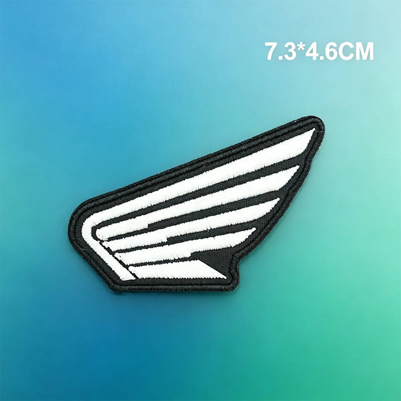 For Honda CB400 CB650 FCBF CBR25ORR CRF SH3O0 NC75O Motorcycle Logo Emblems Embroidered Cloth Stickers Clothing Hole Patch Decal