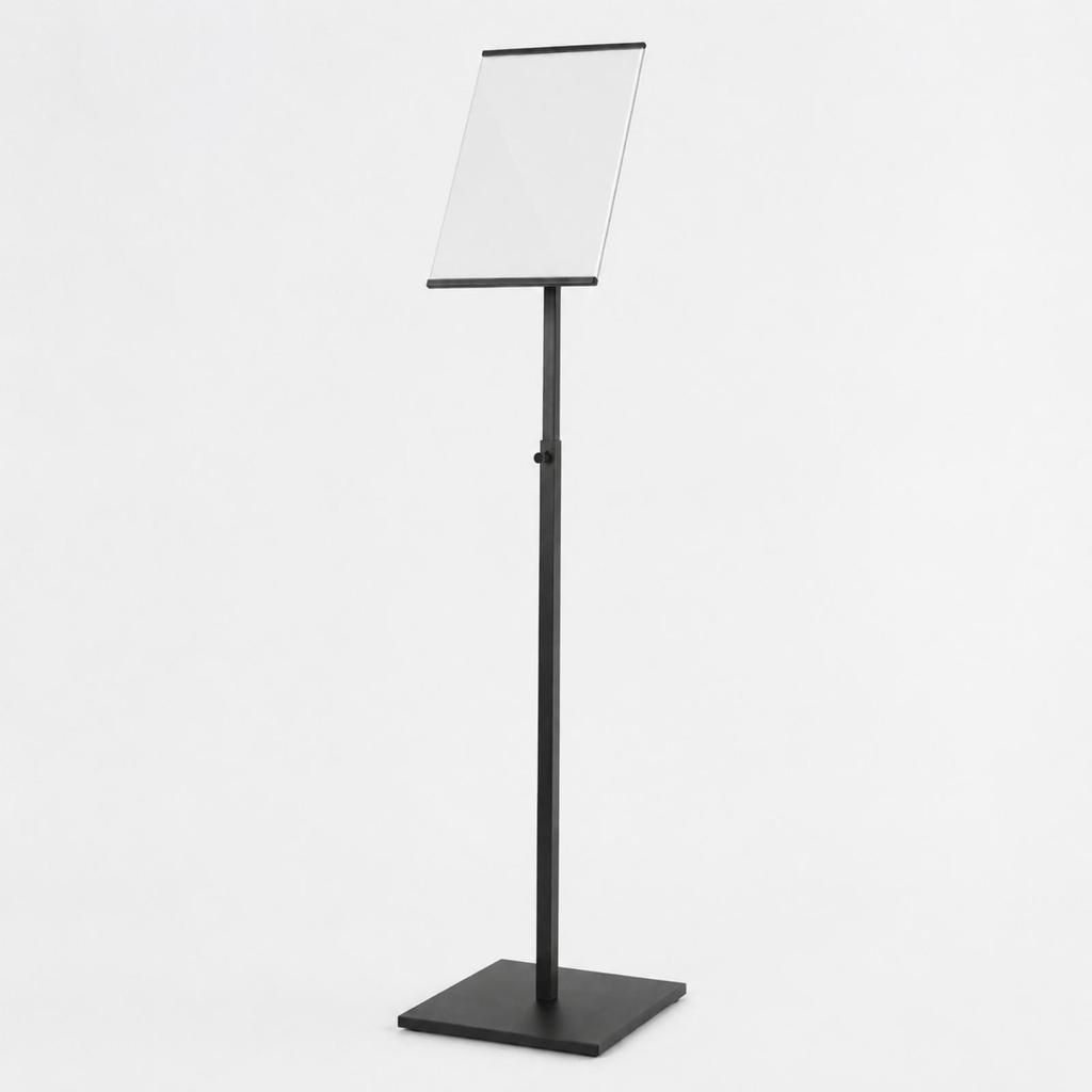 A4 Poster Display Stand Clear Visibility for Retail Shops, Exhibitions