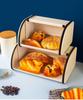 Nordic Retro Bread Box: Stylish Tableware and Baking Storage Rack