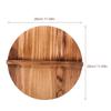1Pcs Protective Pot Cover Wood Lid Splicing Kitchen Tool Waterproof Moisture-Proof Corrosion-Resistant Household Cooking Pan Lid