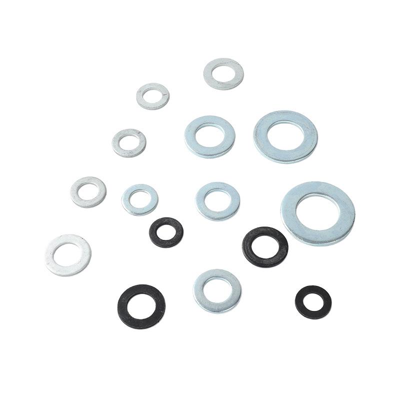 GB97 Black Zinc-Plated Carbon Steel Flat Washer Ring