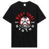 Summer Men Fashion Brand Cotton T Shirt Cool Muay Thai T-shirt Men Wai Kru Thailand Men Casual Tee TShirt Harajuku Tops
