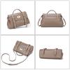 Women's genuine leather shoulder bag ladies soft luxury design feminine luxury tote bag