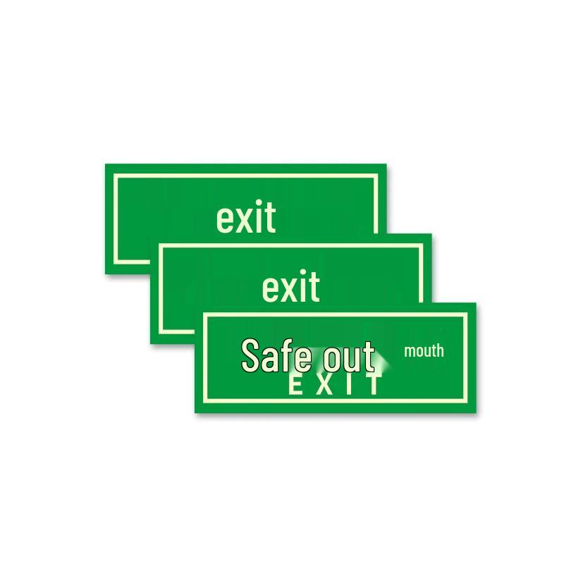 ZT-JB125 Photoluminescent Safety Exit Sign