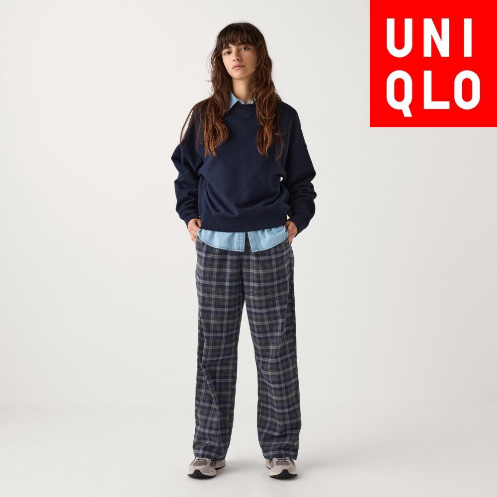 

Фланелевые брюки UNIQLO в клетку C 07 GRAY/WOMEN XS