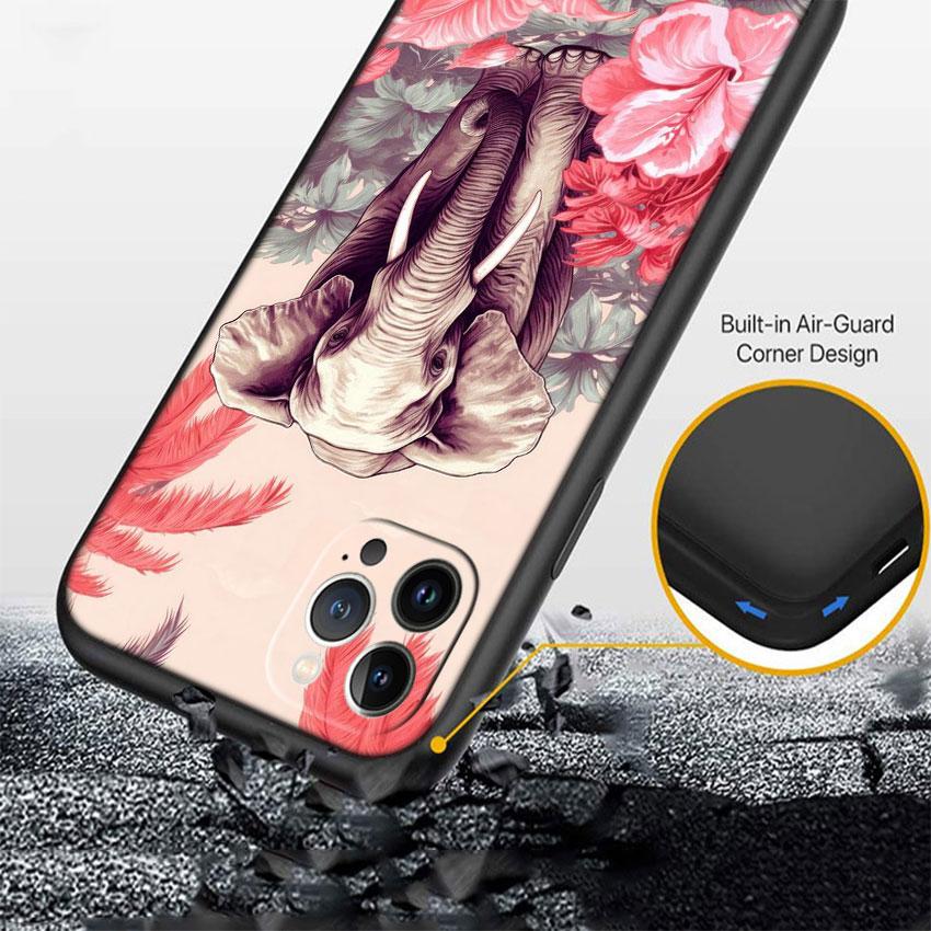FM2 Animal Elephant Soft Shell Phone Case for Xiaomi Xiaomi Poco M4 M5 M6 M7 X3 X6 X7 F8 Ultra Pro GT NFC