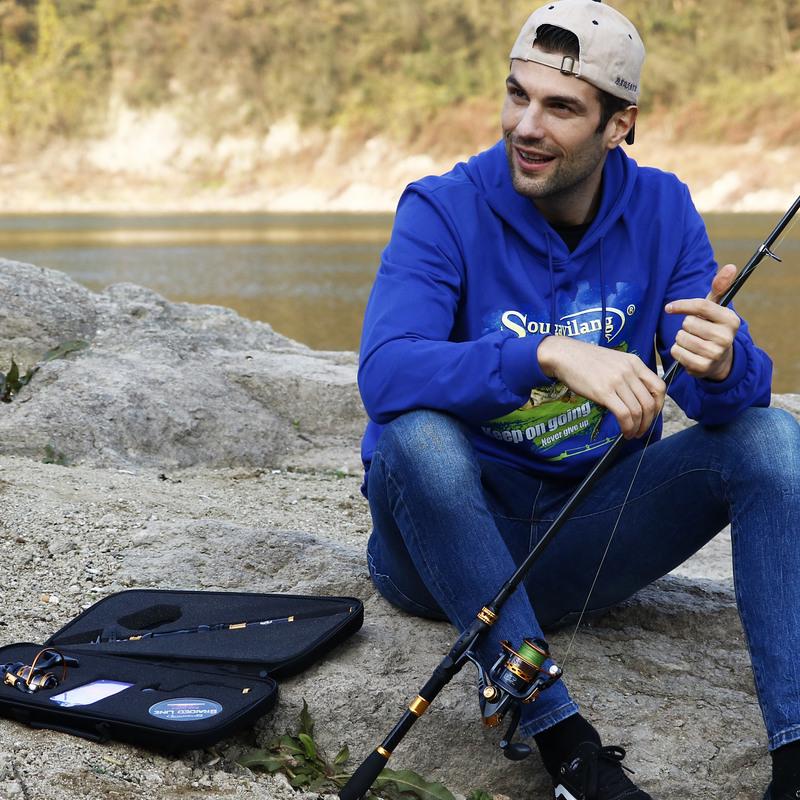 Fishing Rod Reel Combos Telescopic Fishing Pole Spinning Reel Travel Saltwater Freshwater Fishing